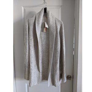 Levi's Long Marled Open Shawl Sweater Cardigan